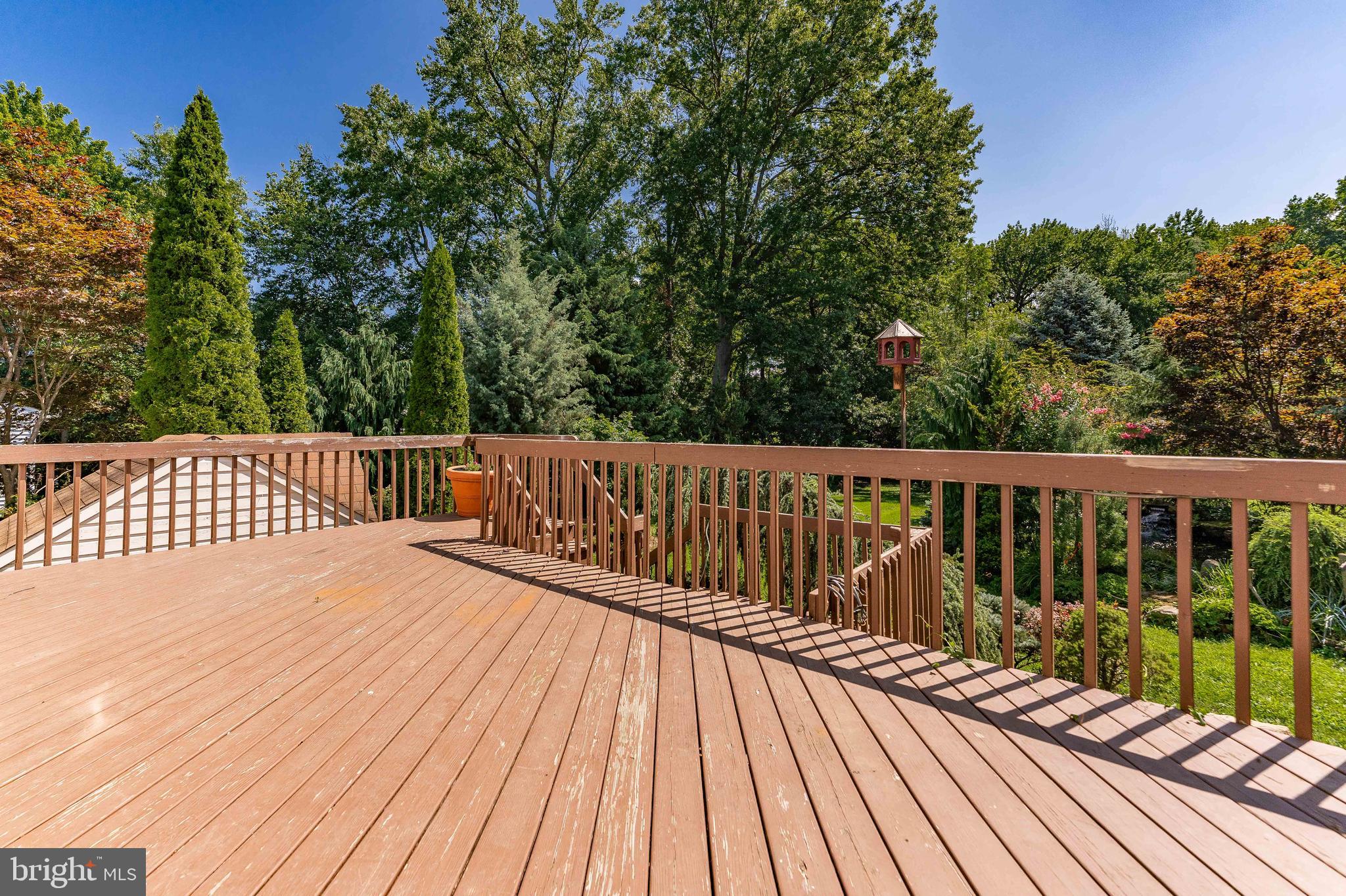 281 West Avenue Springfield, PA 19064 - Photo 22 of 51 a view of wooden deck and a garden