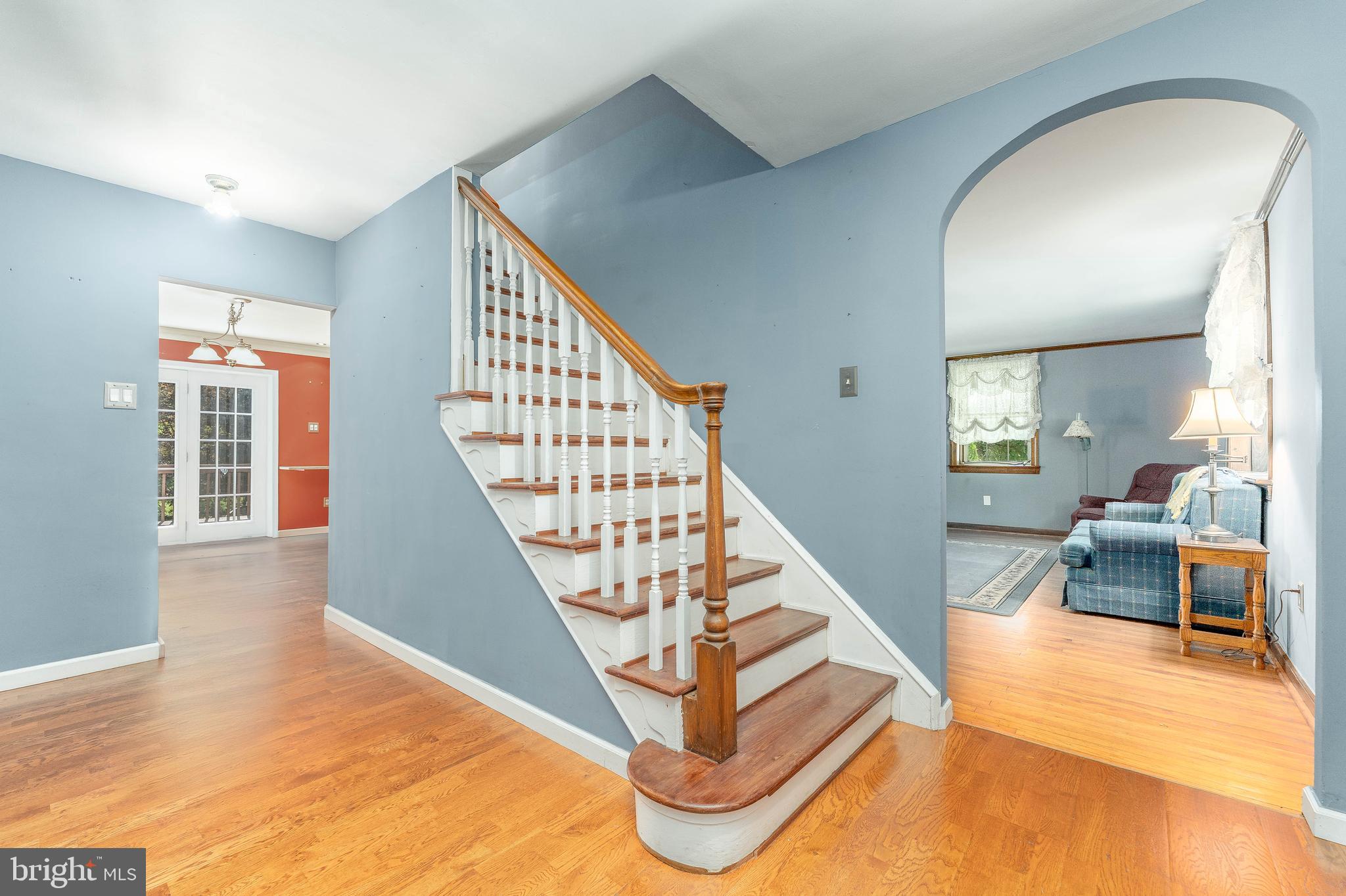281 West Avenue Springfield, PA 19064 - Photo 6 of 51 a view of entryway and hall with wooden floor