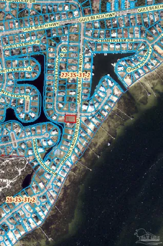 a view of a lake with a building in the background