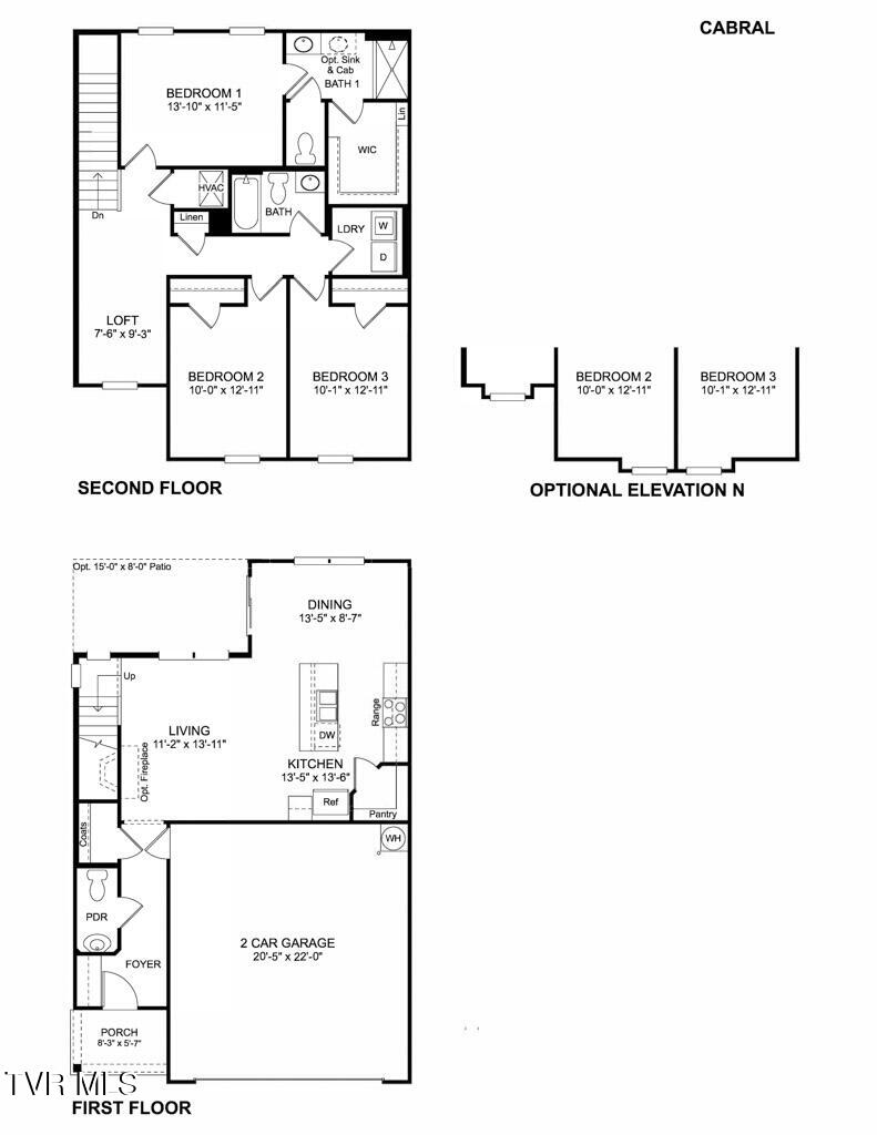 1175 Aspen Terrace Greeneville, TN 37745 - Photo 26 of 26 Cabral Floor plan Express