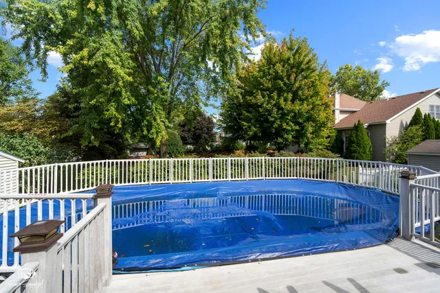 a view of outdoor space with deck having patio