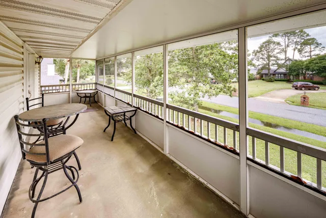 a view of a city from a balcony