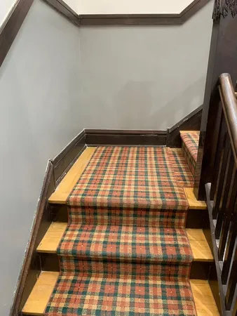 a view of wooden floor