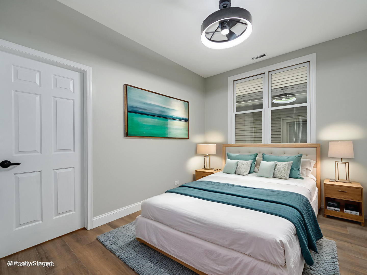 3033 North Racine Avenue, Unit 2 Chicago, IL 60657 - Photo 11 of 20 a bedroom with a bed and a chandelier