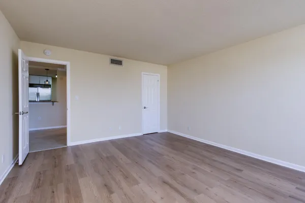 wooden floor in an empty room