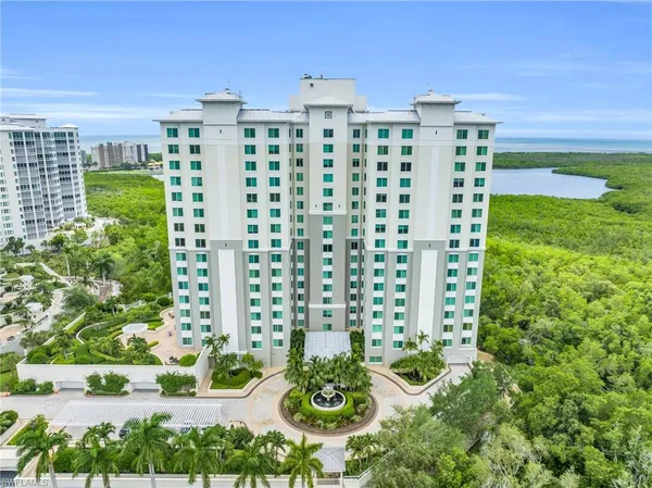 a view of a city with tall buildings