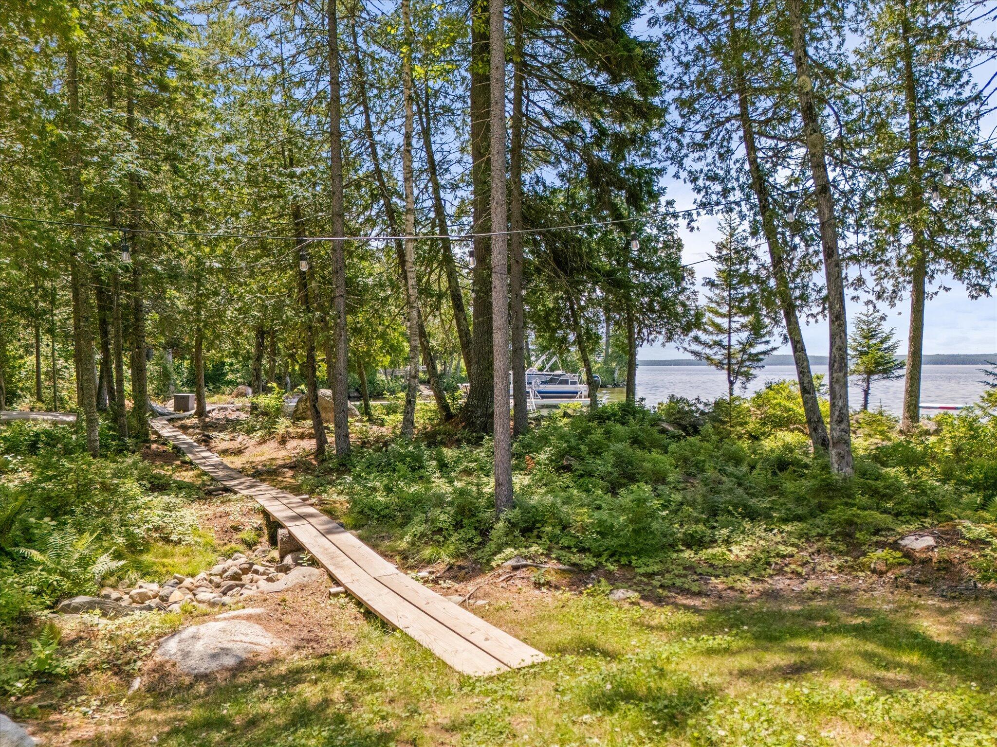622 Railroad Bed Road Milo, ME 04463 - Photo 11 of 84 Walkway to dock & swimming...