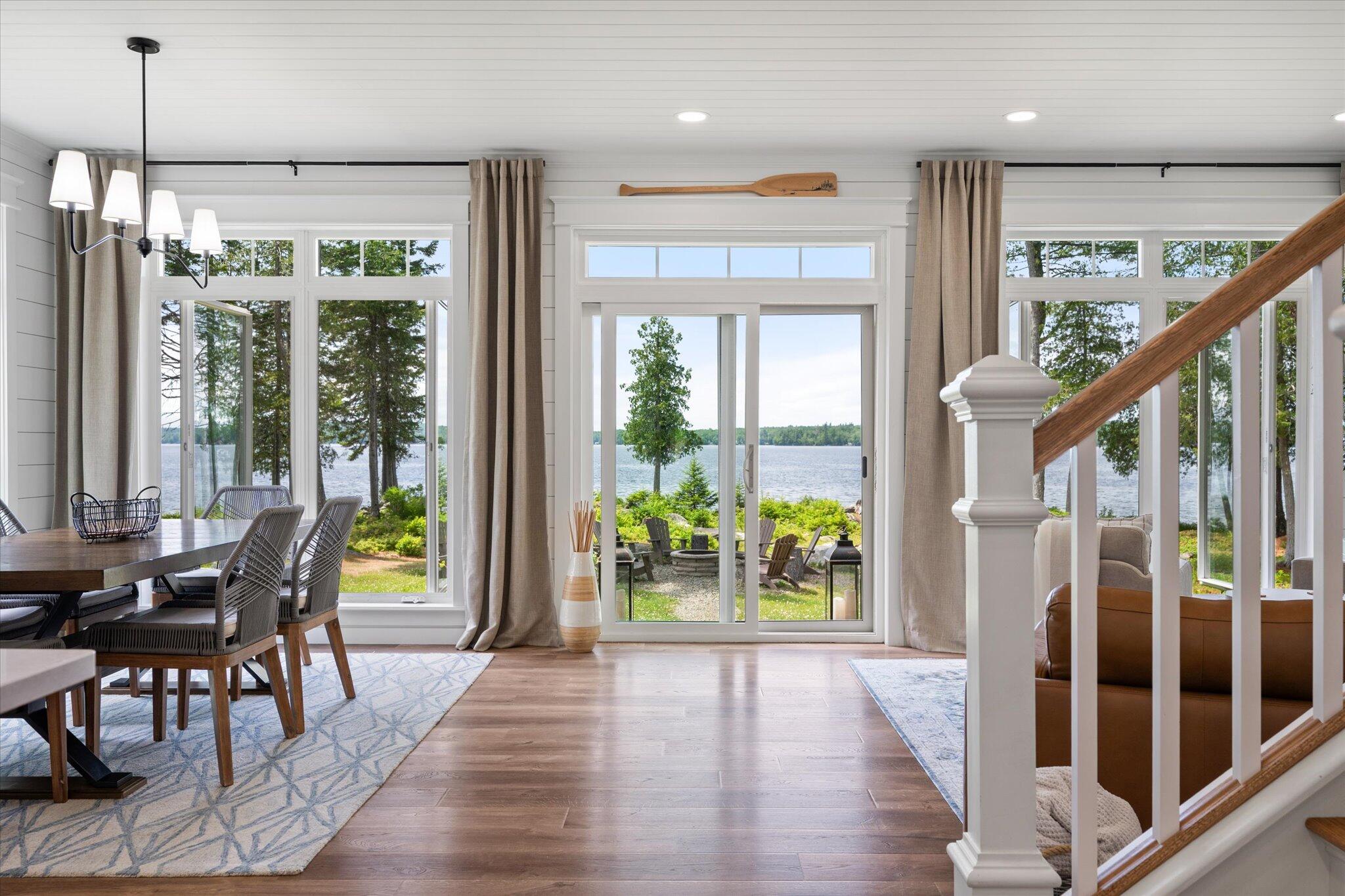 622 Railroad Bed Road Milo, ME 04463 - Photo 22 of 84 View from dining area & living room...