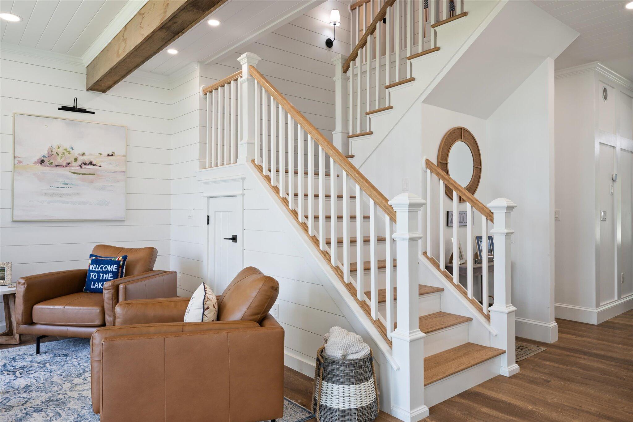 622 Railroad Bed Road Milo, ME 04463 - Photo 27 of 84 Stairway to second level...