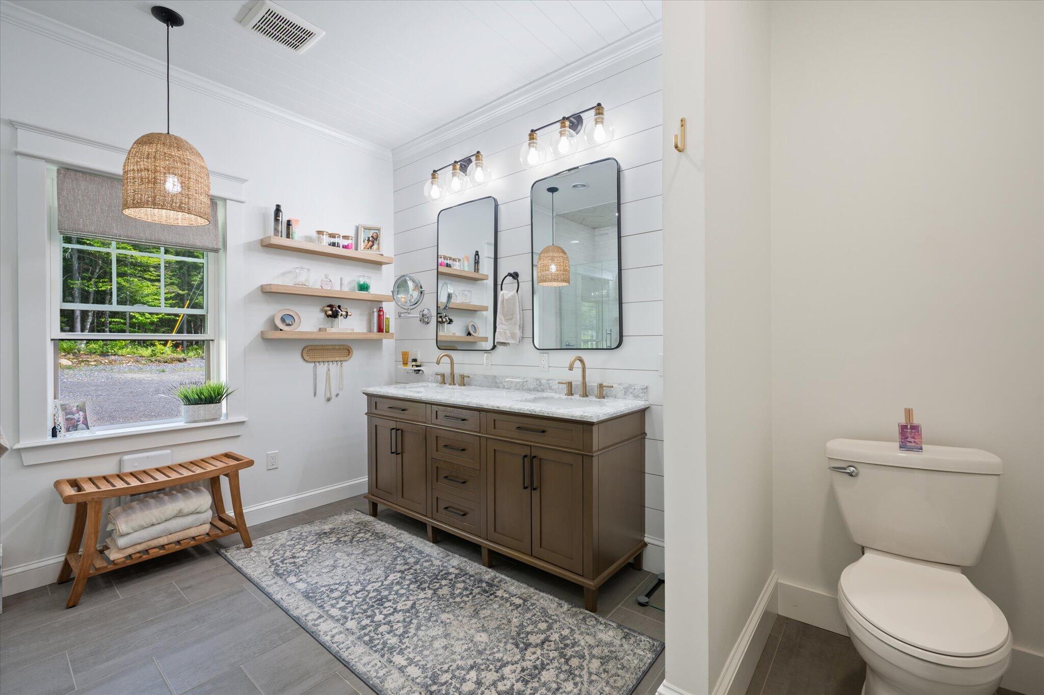 622 Railroad Bed Road Milo, ME 04463 - Photo 36 of 84 Primary bathroom...