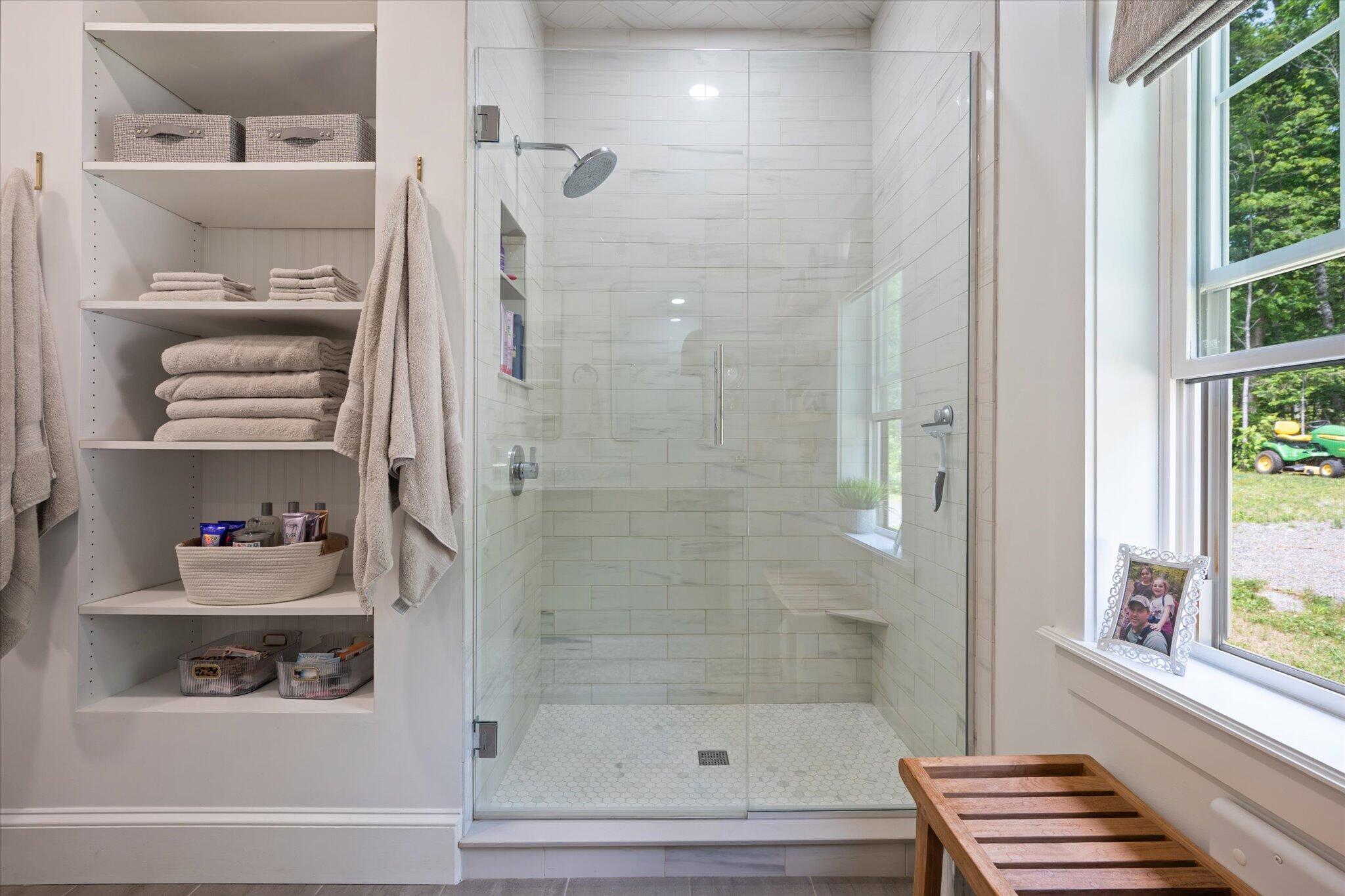 622 Railroad Bed Road Milo, ME 04463 - Photo 39 of 84 Tiled walk in shower...