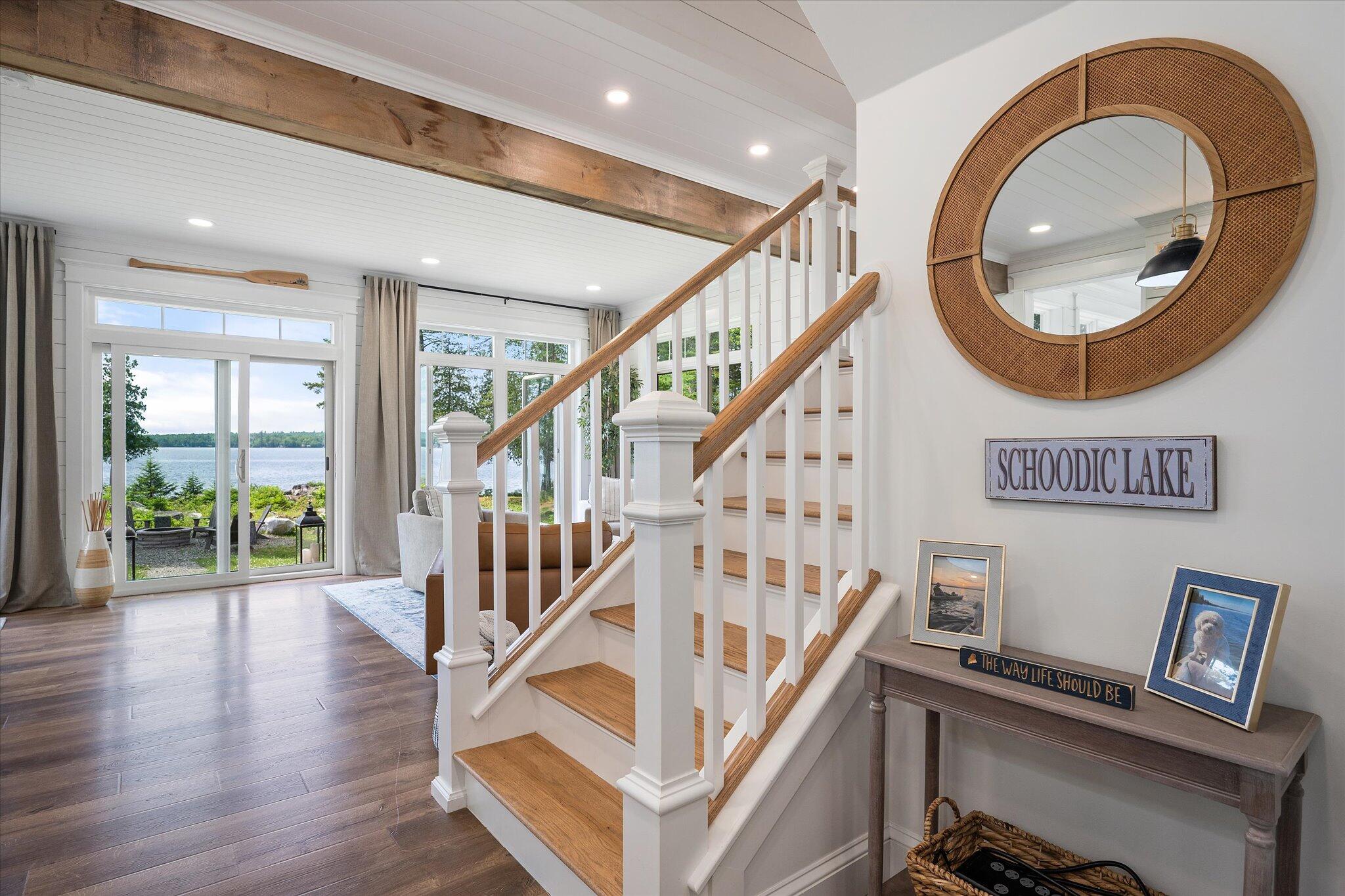 622 Railroad Bed Road Milo, ME 04463 - Photo 45 of 84 Stairway to second level...