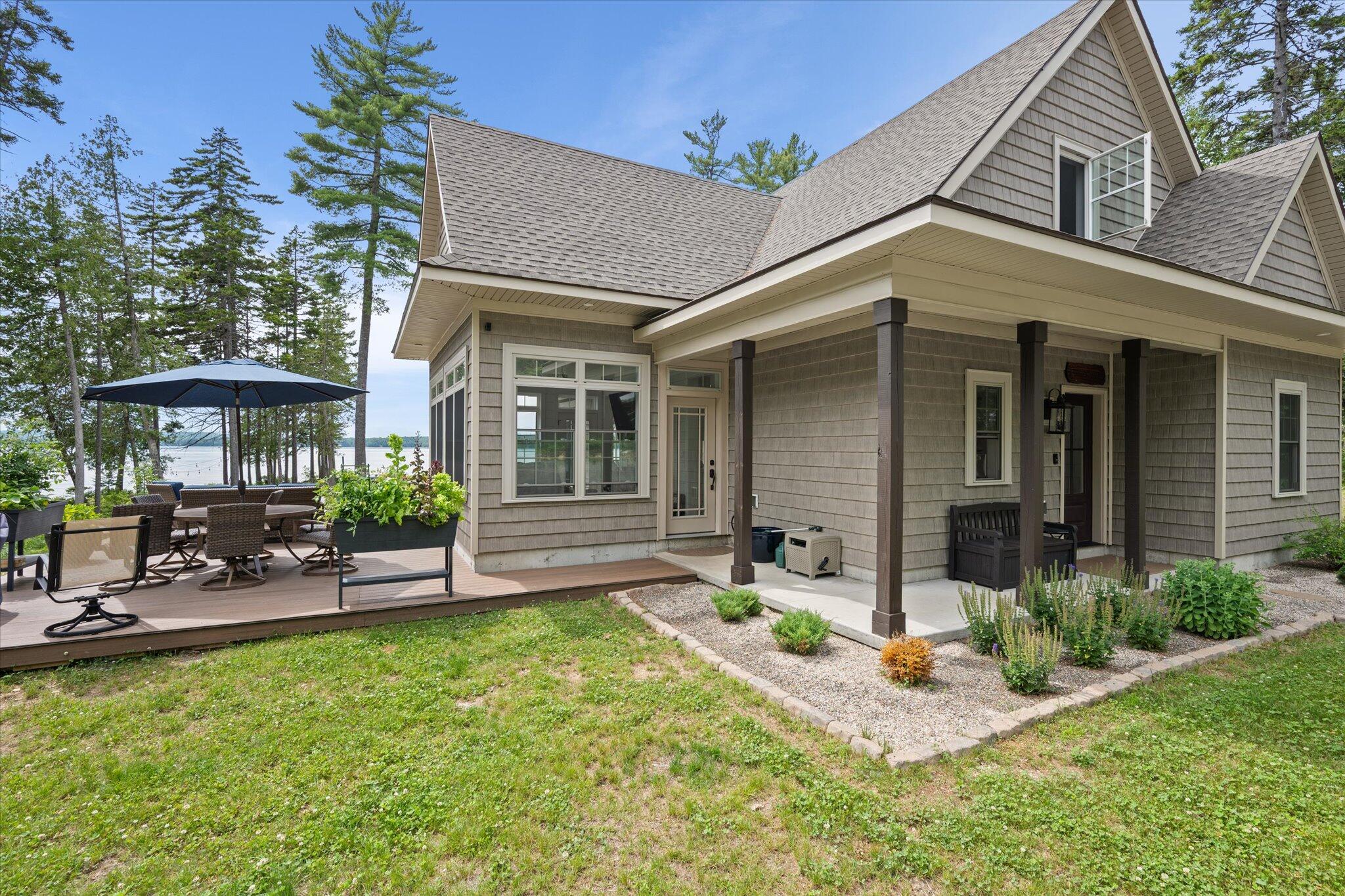 622 Railroad Bed Road Milo, ME 04463 - Photo 64 of 84 Deck & landscaping...