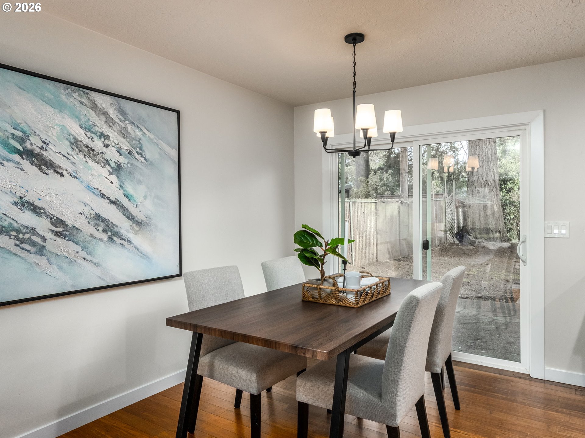 850 Northeast 179th Avenue Portland, OR 97230 - Photo 11 of 30 a view of a dining room with furniture window and wooden floor