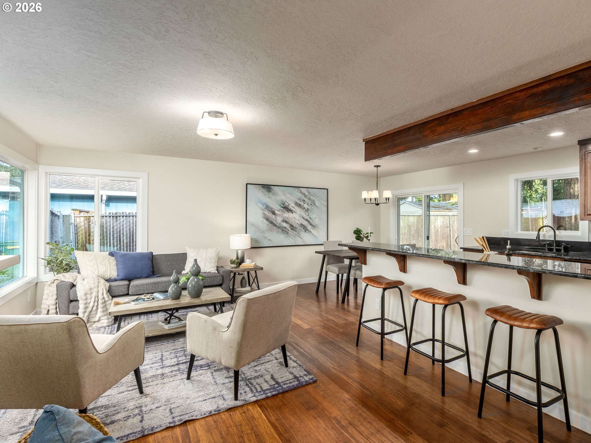 850 Northeast 179th Avenue Portland, OR 97230 - Photo 5 of 30 a living room with furniture and a wooden floor