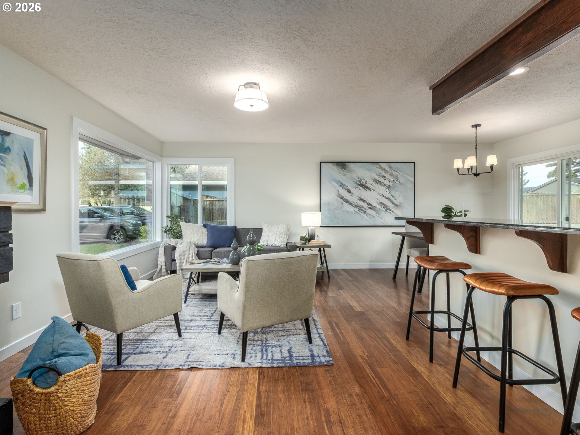 850 Northeast 179th Avenue Portland, OR 97230 - Photo 6 of 30 a dining room with furniture a window and wooden floor