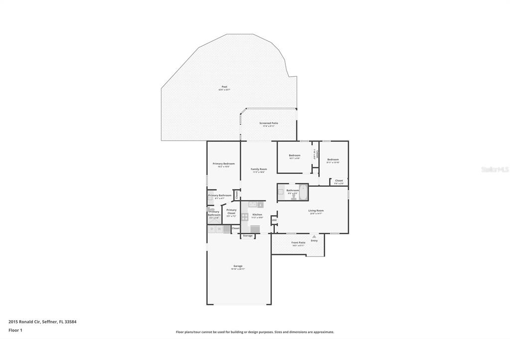 2015 Ronald Circle Seffner, FL 33584 - Photo 27 of 27 a picture of a floor plan