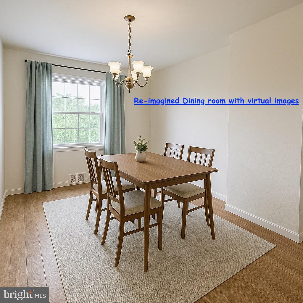 8024 Kimberly Road Dundalk, MD 21222 - Photo 4 of 16 a view of a dining room with furniture window and wooden floor
