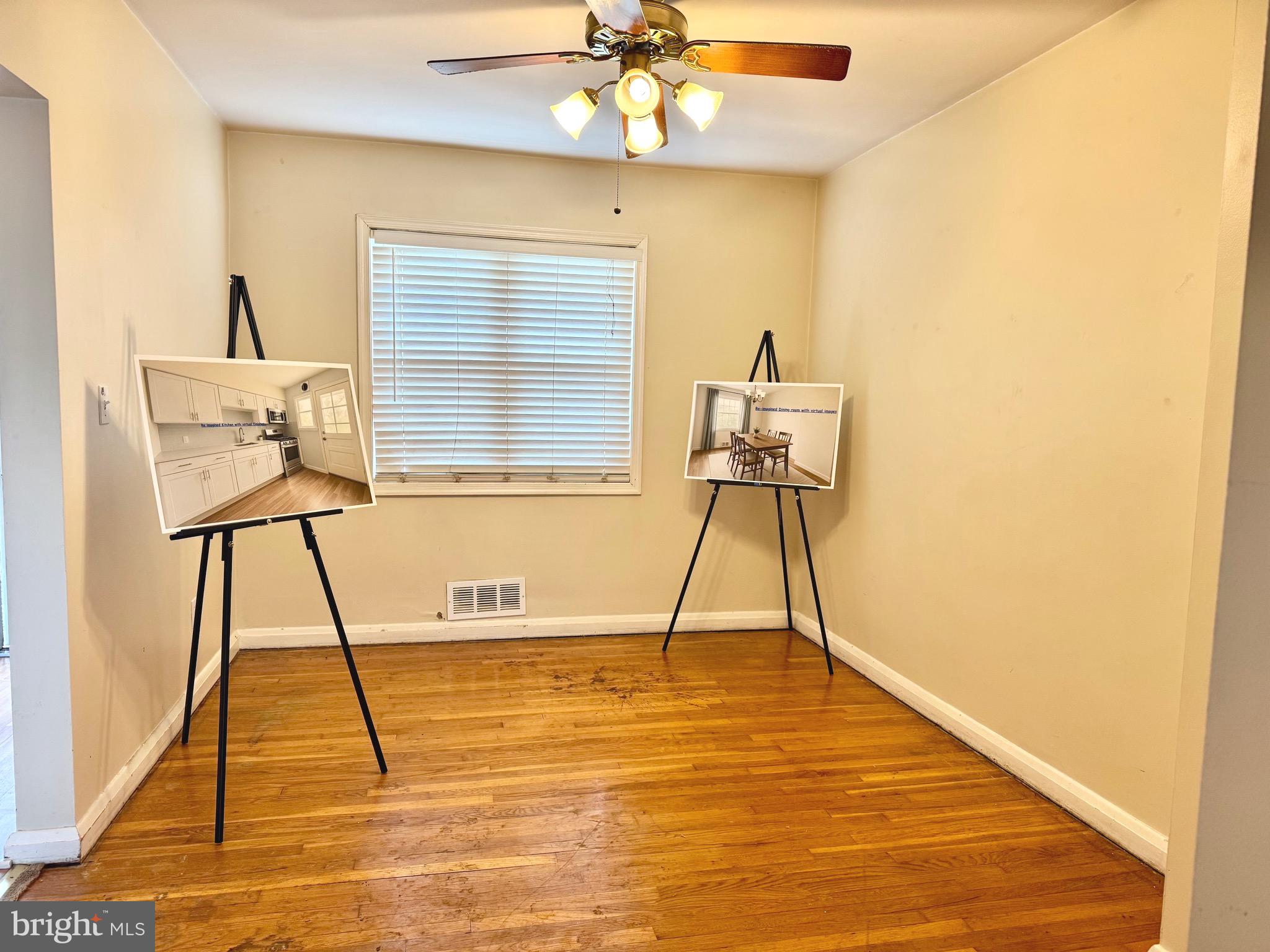 8024 Kimberly Road Dundalk, MD 21222 - Photo 5 of 16 a room with gym equipment and wooden floor