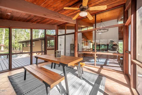 a view of outdoor space with sitting area