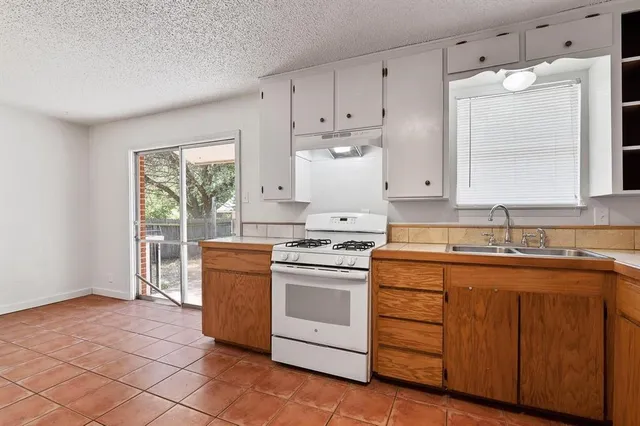 a view of a chandelier in a room