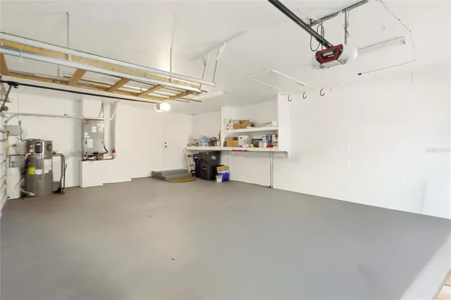 a view of a room with storage and utility room