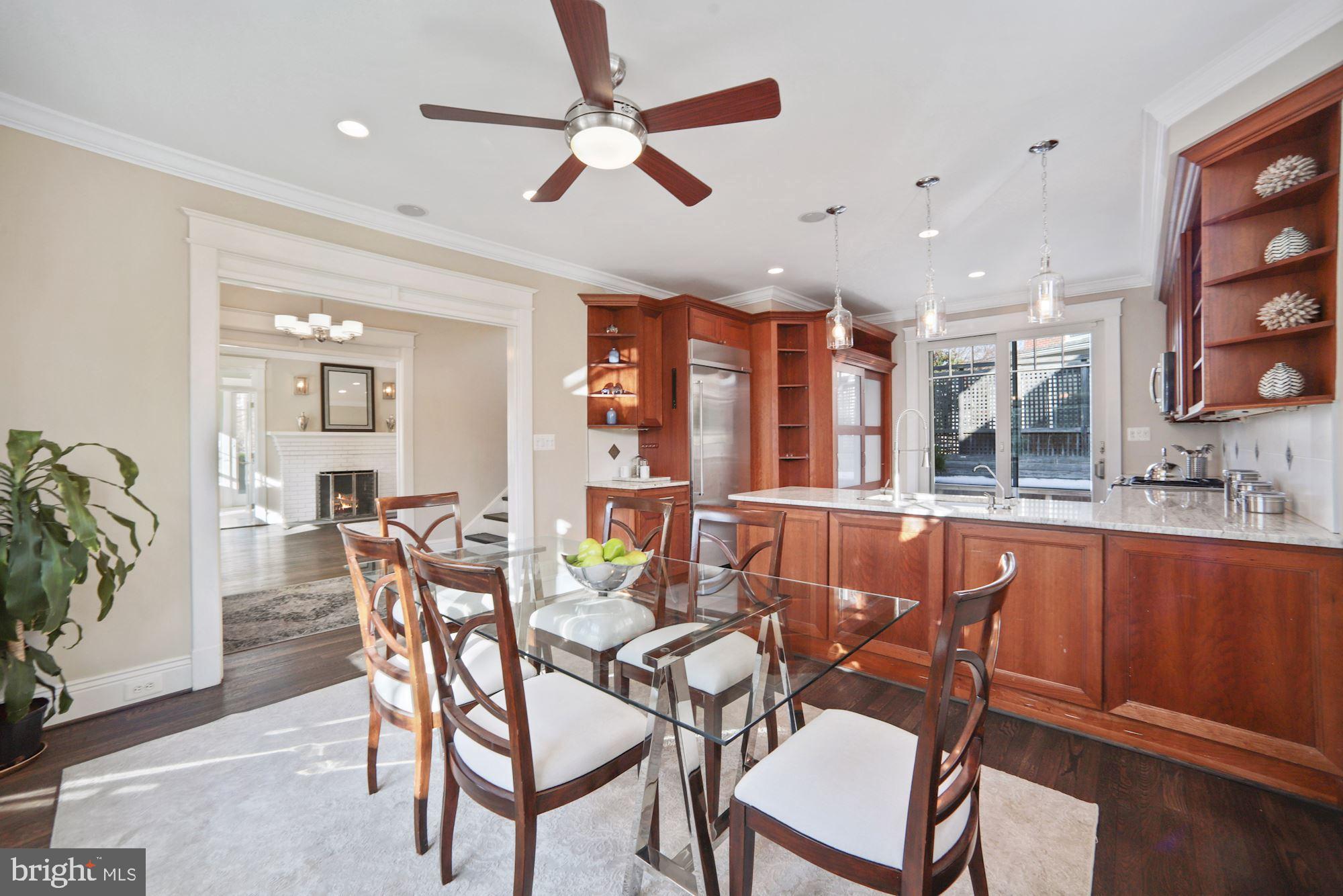 3635 Ordway Street Northwest Washington, DC 20016 - Photo 7 of 28 Open concept dining room/kitchen