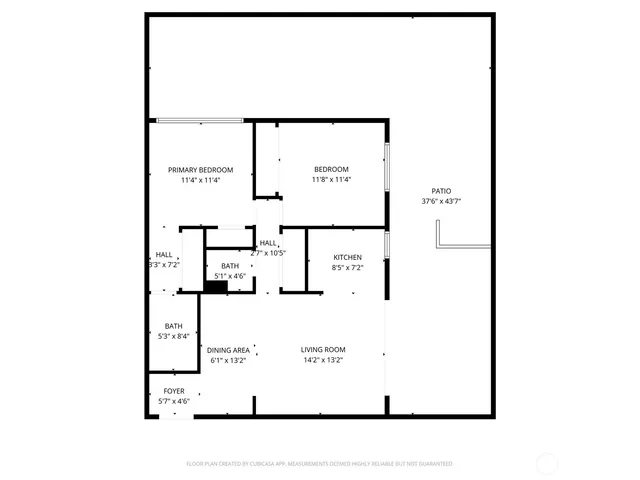 a picture of a bench in front of door