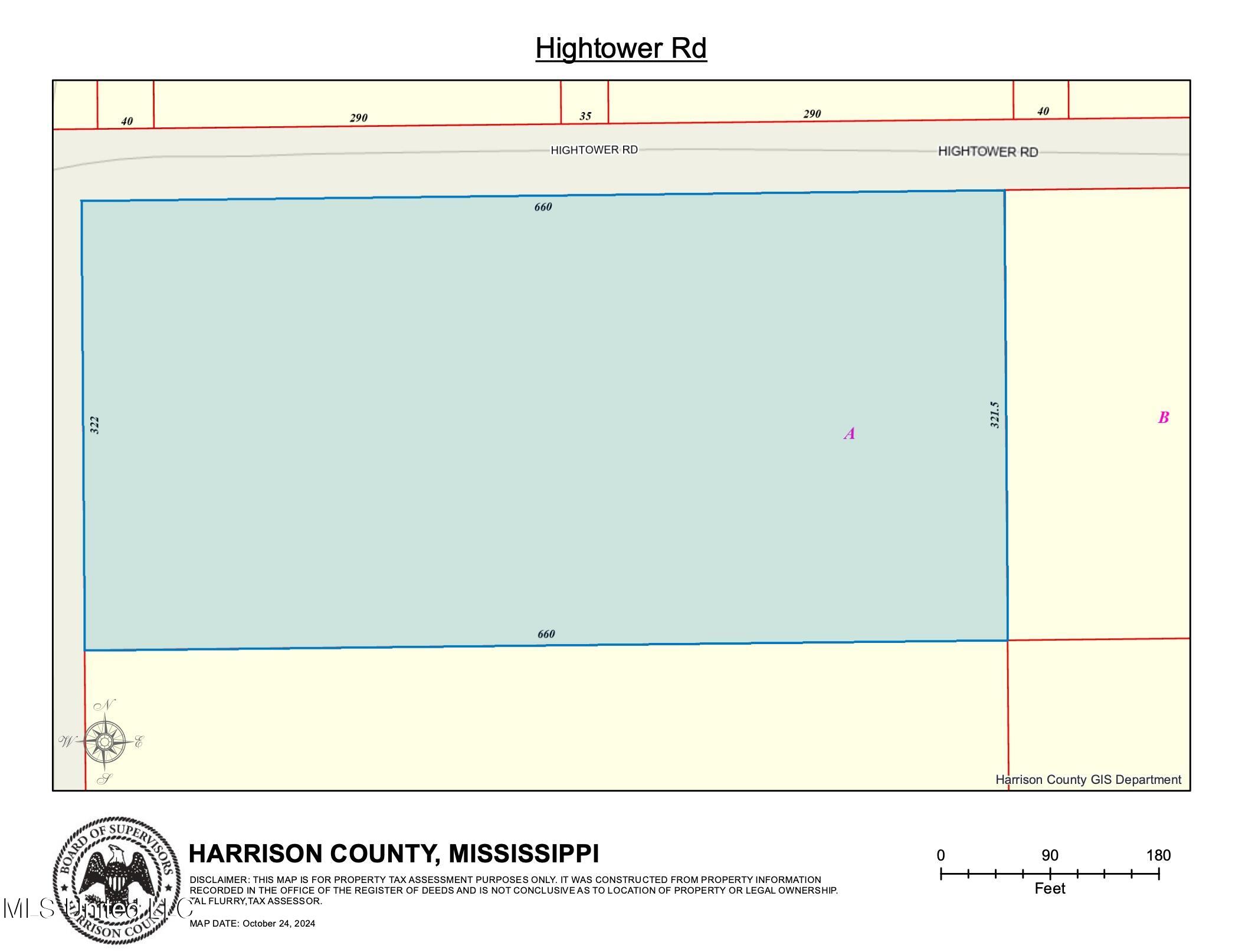 Hightower Rd Pass Pass Christian, MS 39571 - Photo 2 of 3 HT 5 AC NW plot