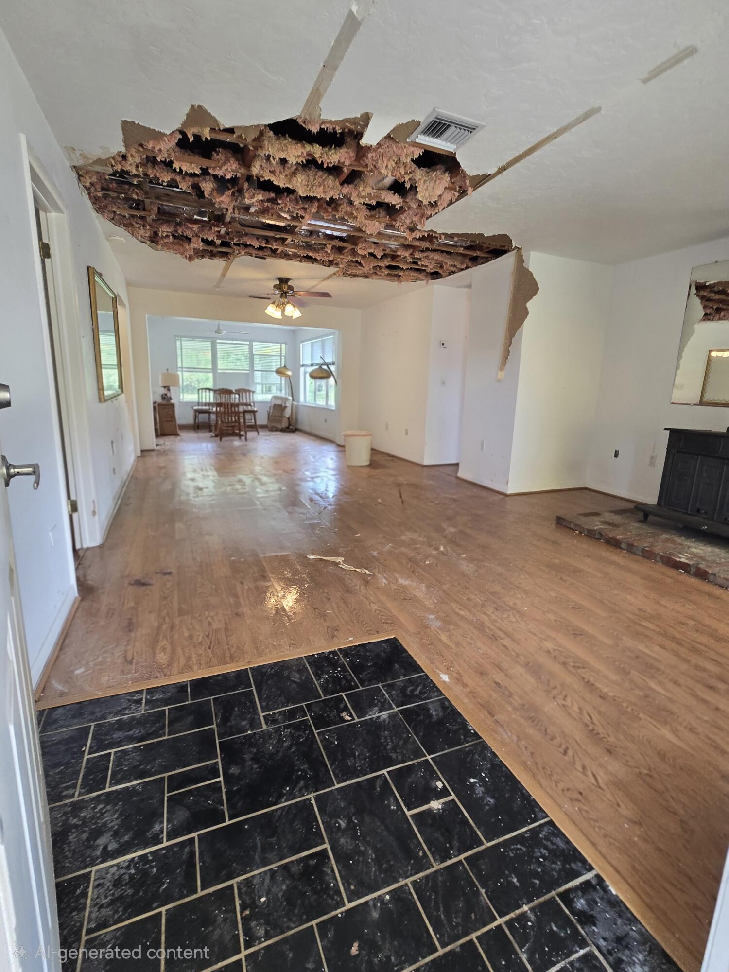 446 Santa Fe Road West Palm Beach, FL 33406 - Photo 31 of 34 Ceiling Damage