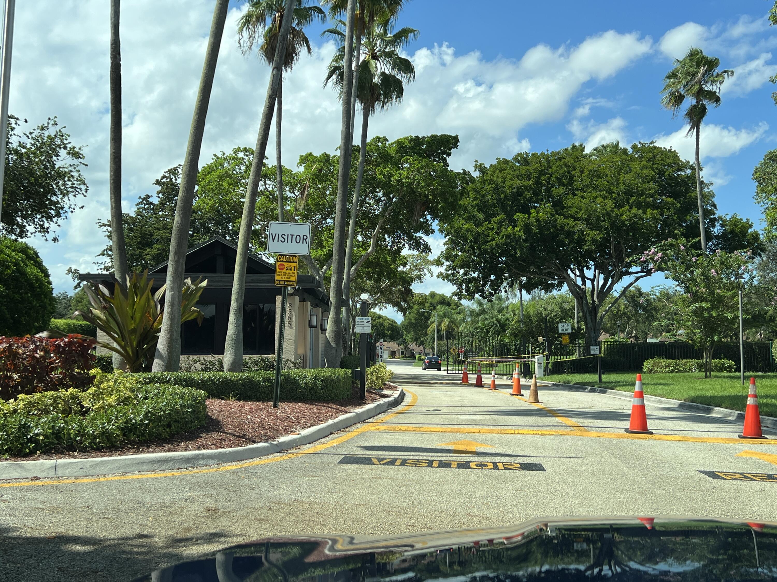 8389 Springlake Drive, Unit A Boca Raton, FL 33496 - Photo 16 of 17 Whisper Walk Gated Entrance