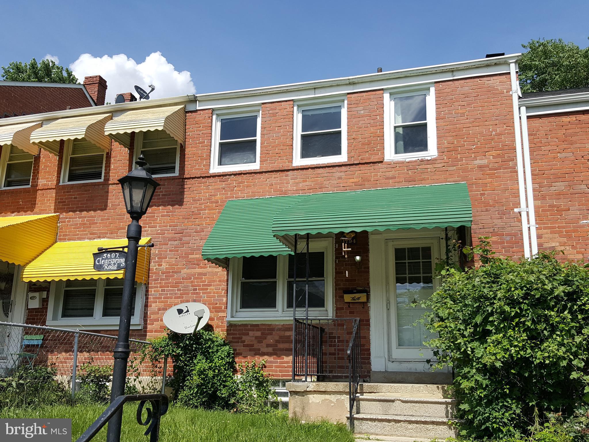 5607 Clearspring Road Baltimore, MD 21212 - Photo 1 of 14 FRONT VIEW