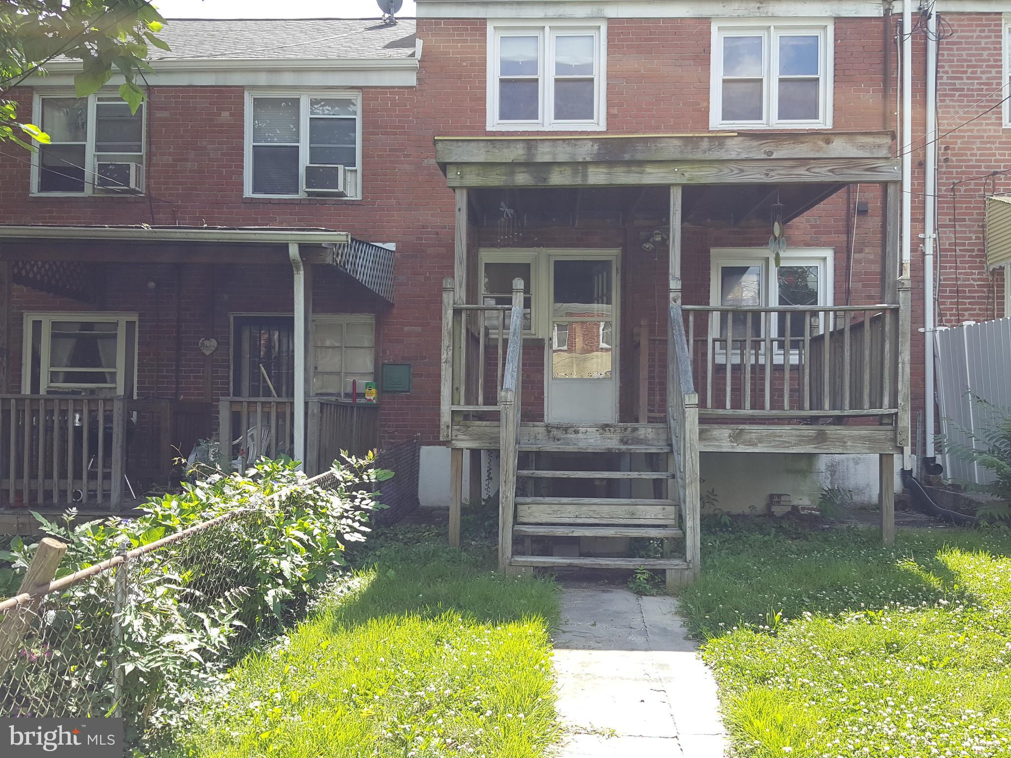 5607 Clearspring Road Baltimore, MD 21212 - Photo 2 of 14 REAR VIEW