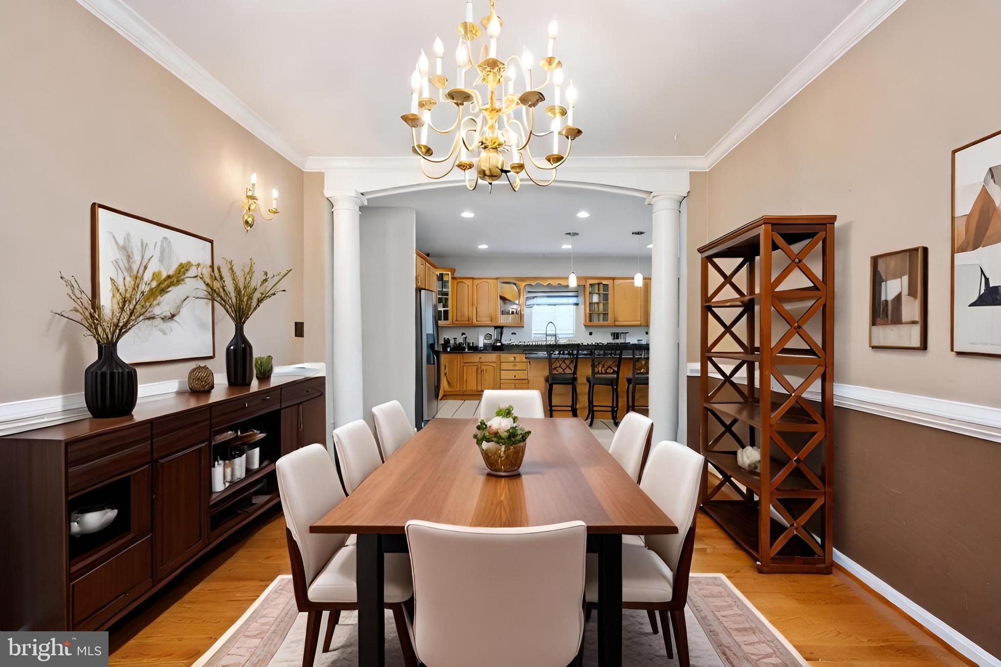 4 Riva Ridge Drive Stafford, VA 22556 - Photo 3 of 96 Elegant dining room (visualized) for celebrations