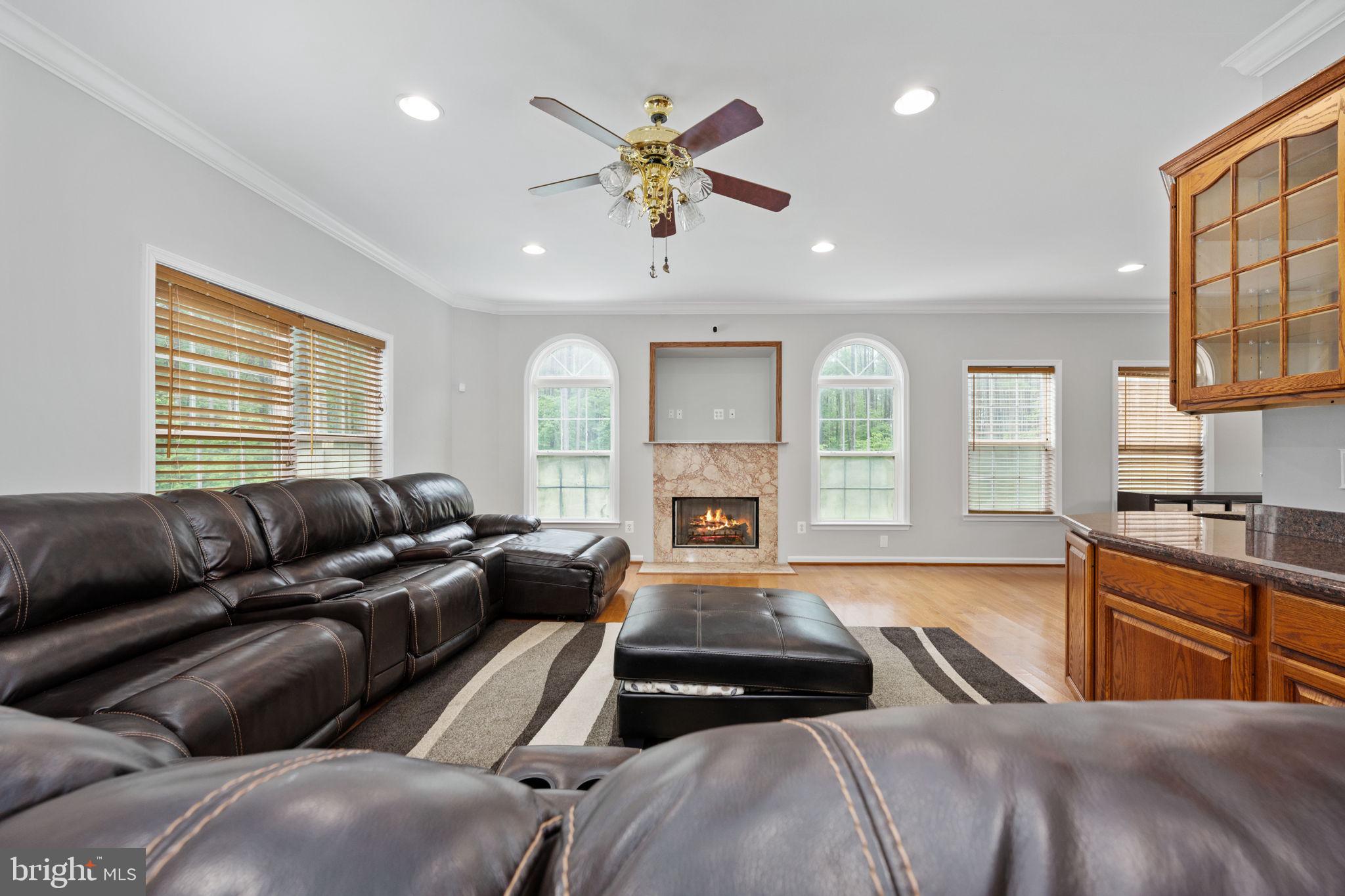 4 Riva Ridge Drive Stafford, VA 22556 - Photo 36 of 96 Gas fireplace in the family room