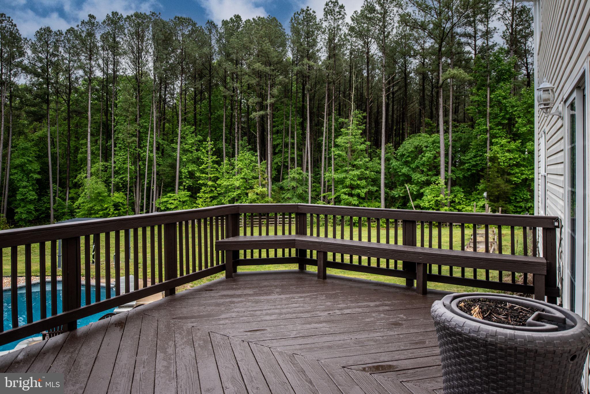4 Riva Ridge Drive Stafford, VA 22556 - Photo 67 of 96 Deck overlooks expansive backyard