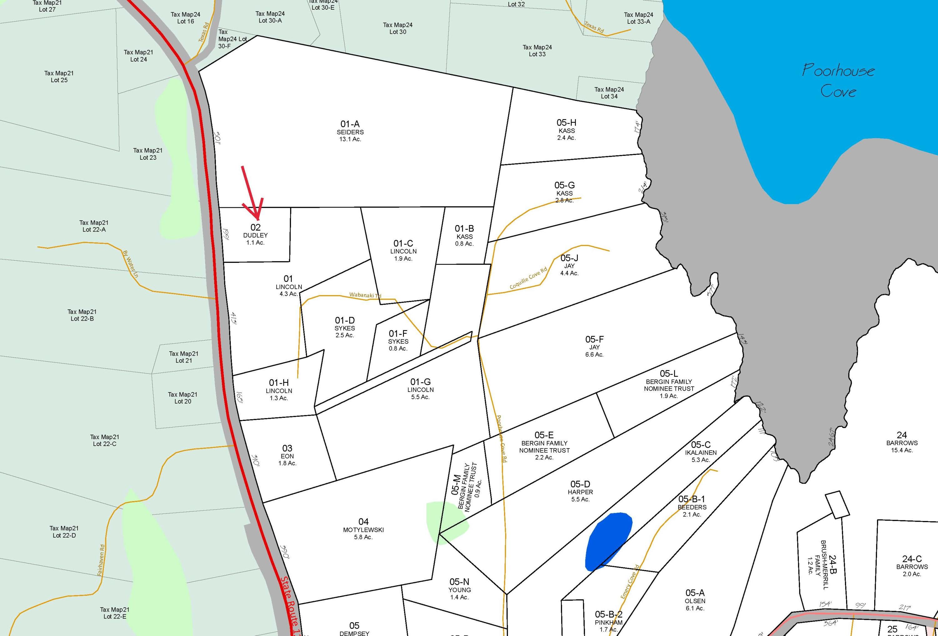 0 State Route 129 South Bristol, ME 04568 - Photo 1 of 3 Tax map for 0 State Route 129