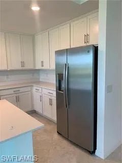 a workspace room with a window