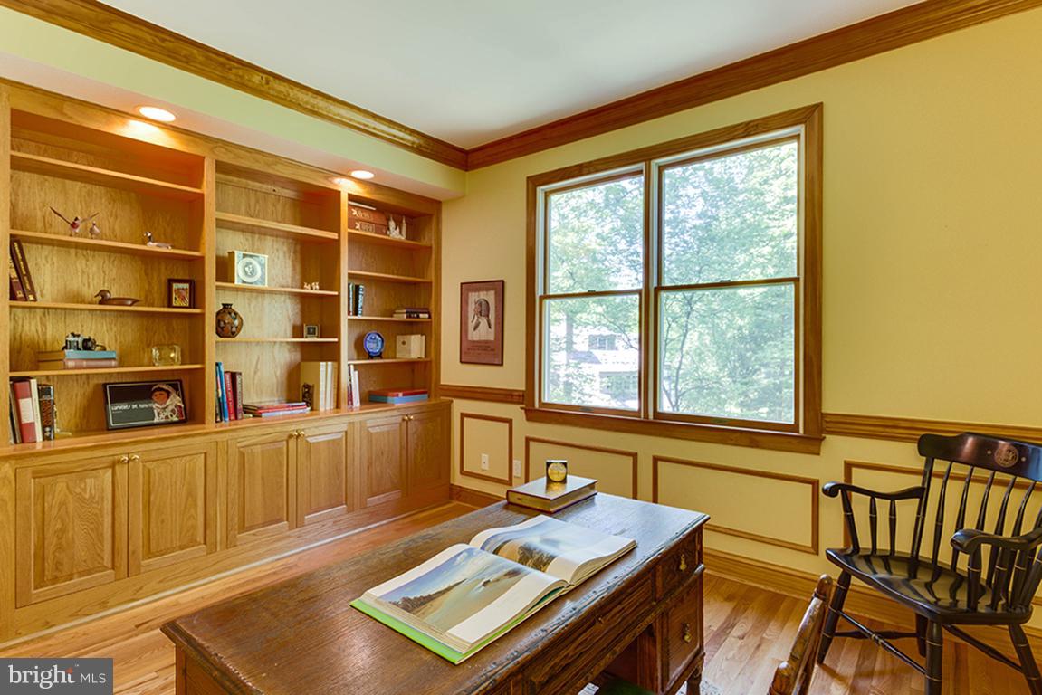 8002 Overhill Road Bethesda, MD 20814 - Photo 15 of 30 Private den/office with beautiful tree view