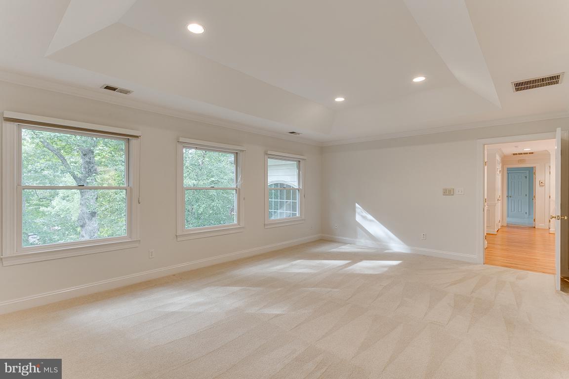 8002 Overhill Road Bethesda, MD 20814 - Photo 17 of 30 Large master with lots of windows to backyard