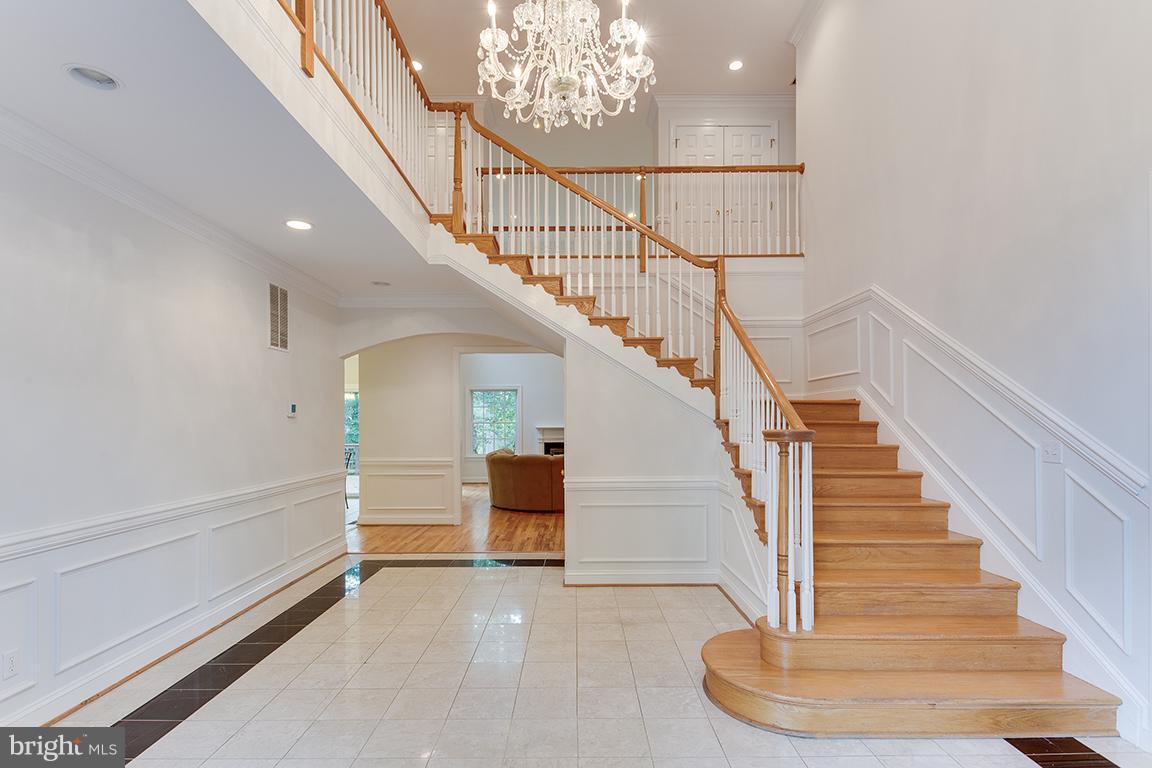 8002 Overhill Road Bethesda, MD 20814 - Photo 3 of 30 Grand Foyer & Staircase