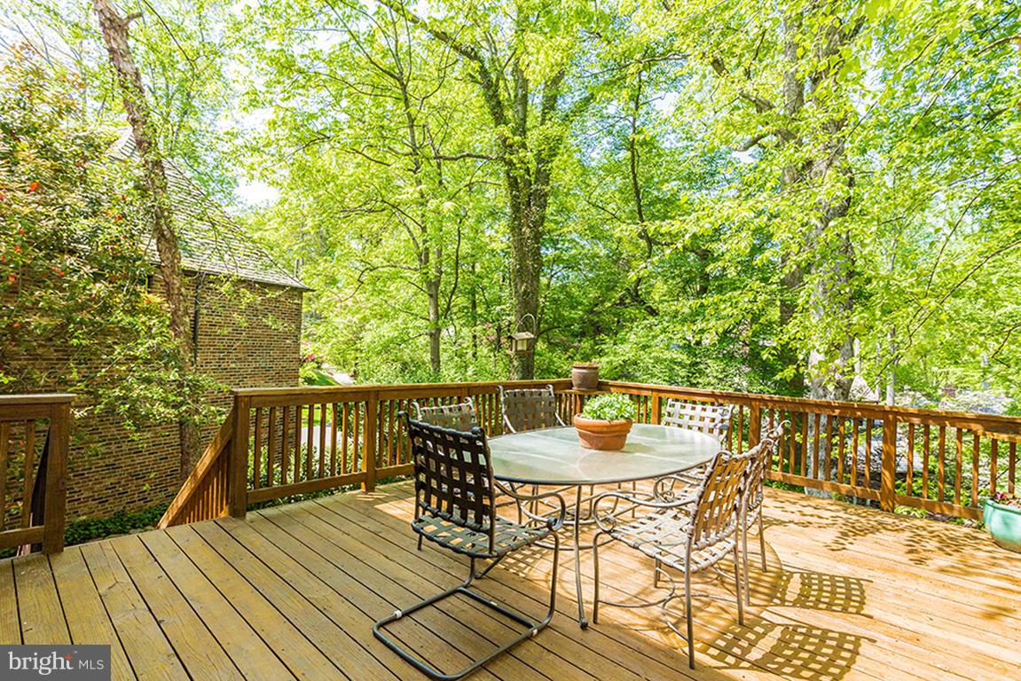 8002 Overhill Road Bethesda, MD 20814 - Photo 27 of 30 Gorgeous, private deck off kitchen