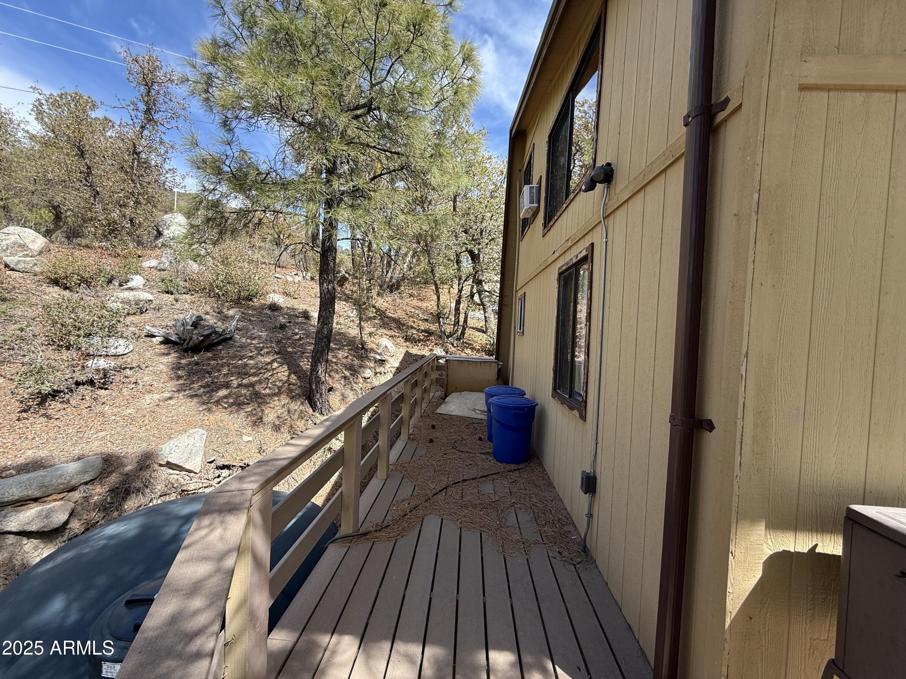 22761 South Eagle Mine Road Crown King, AZ 86343 - Photo 19 of 34 Wrap around trex deck