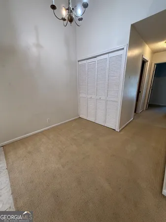 a view of an empty room