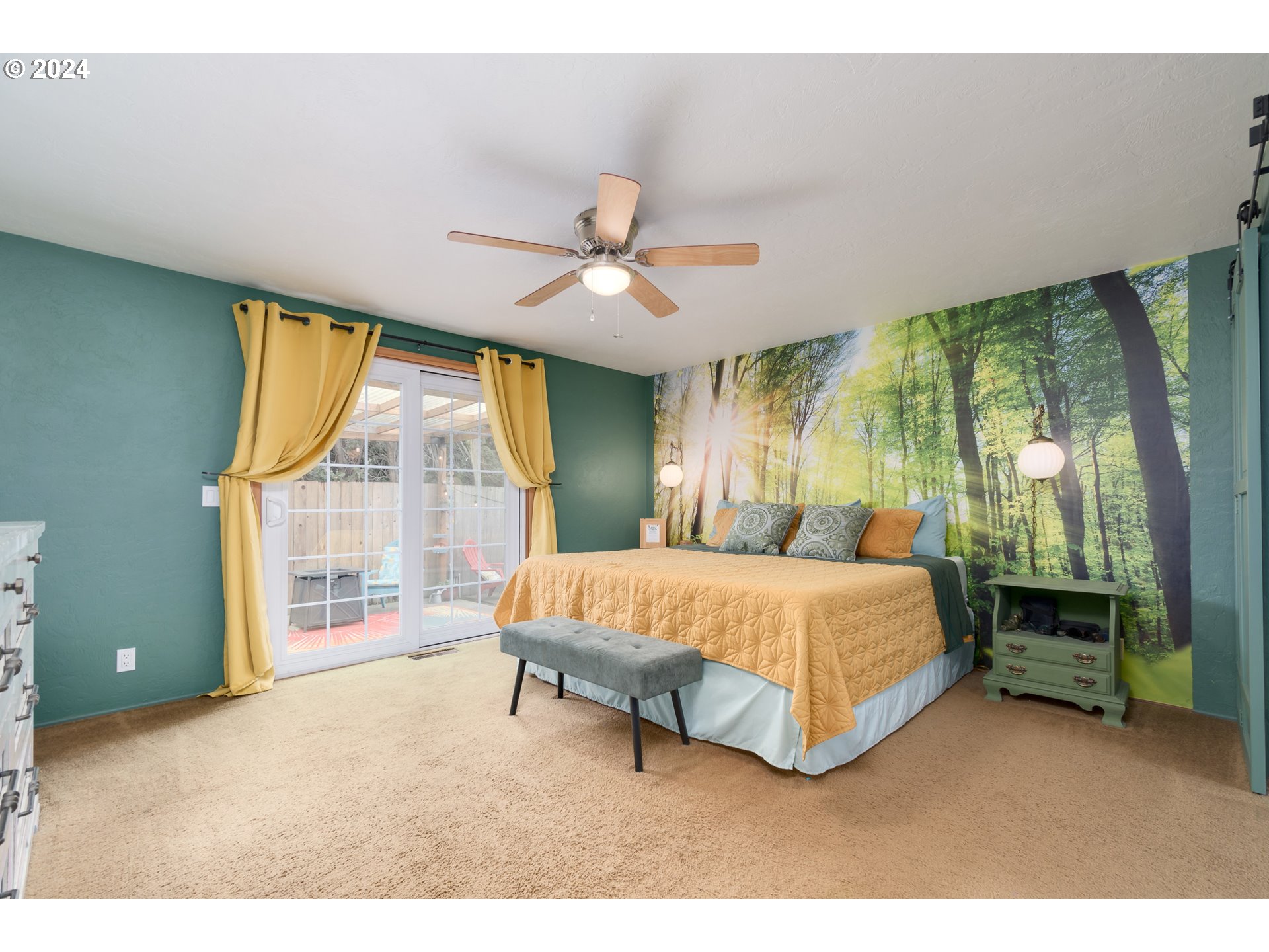 3456 Tempa Street Eugene, OR 97404 - Photo 24 of 48 a spacious bedroom with a bed and a large window