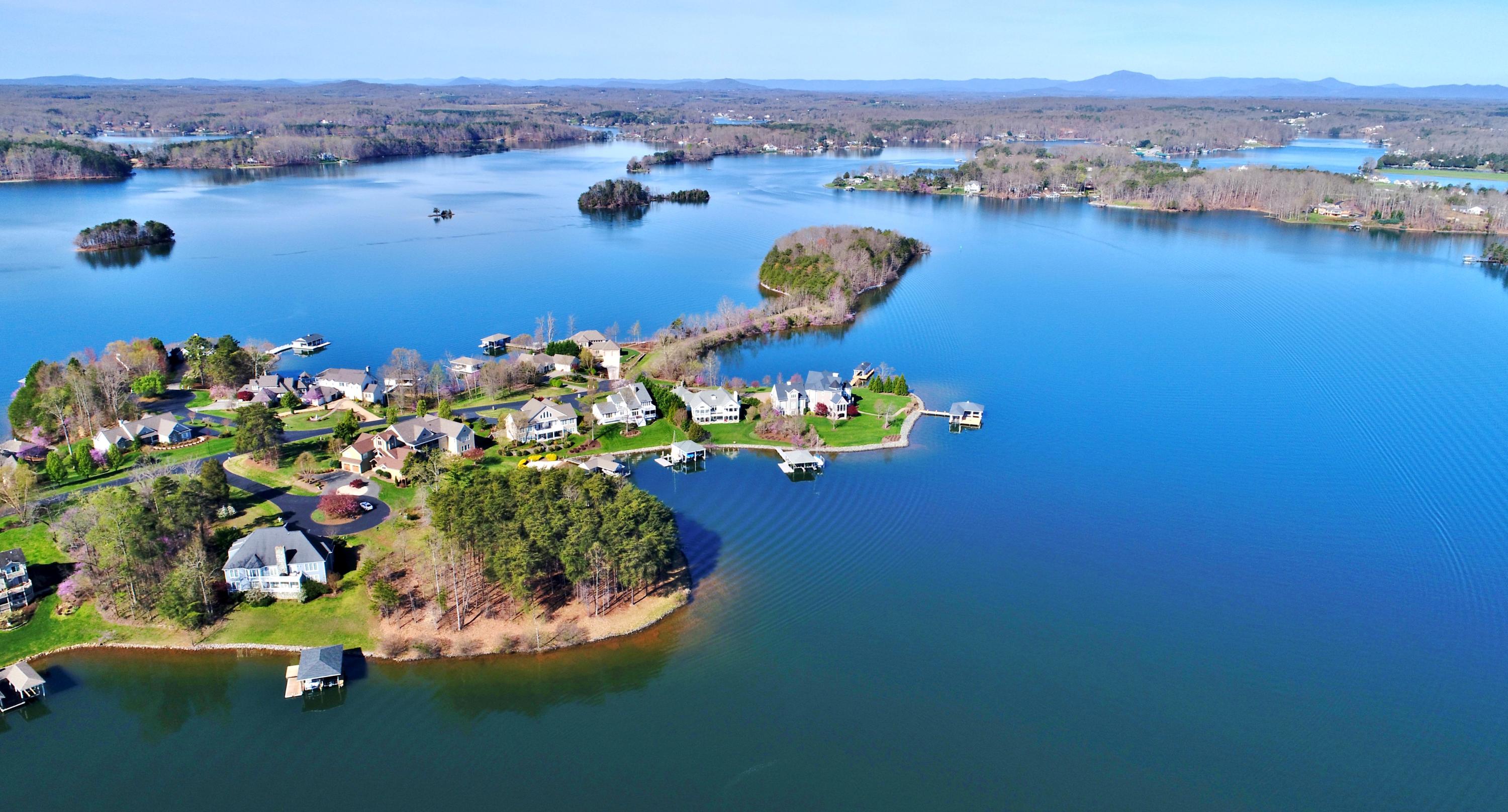 Lot 45 Fantasy Point Cir Union Union Hall, VA 24176 - Photo 2 of 30 a view of a lake with houses