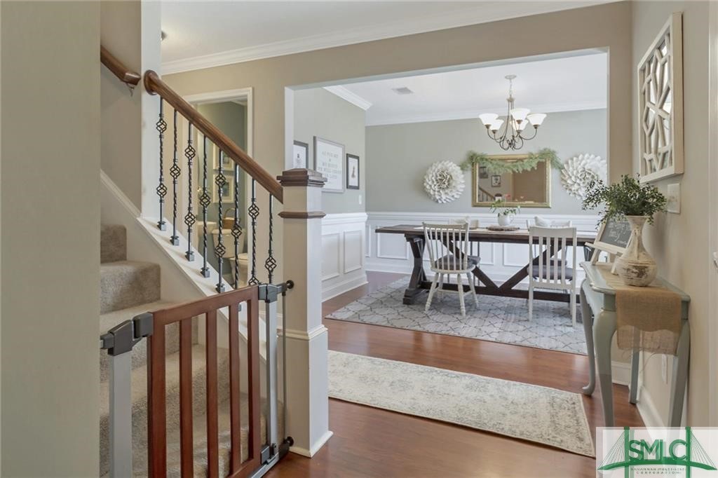 32 Oak Harvest Ridge Midway, GA 31320 - Photo 6 of 21 Foyer leading to Dining and half bath