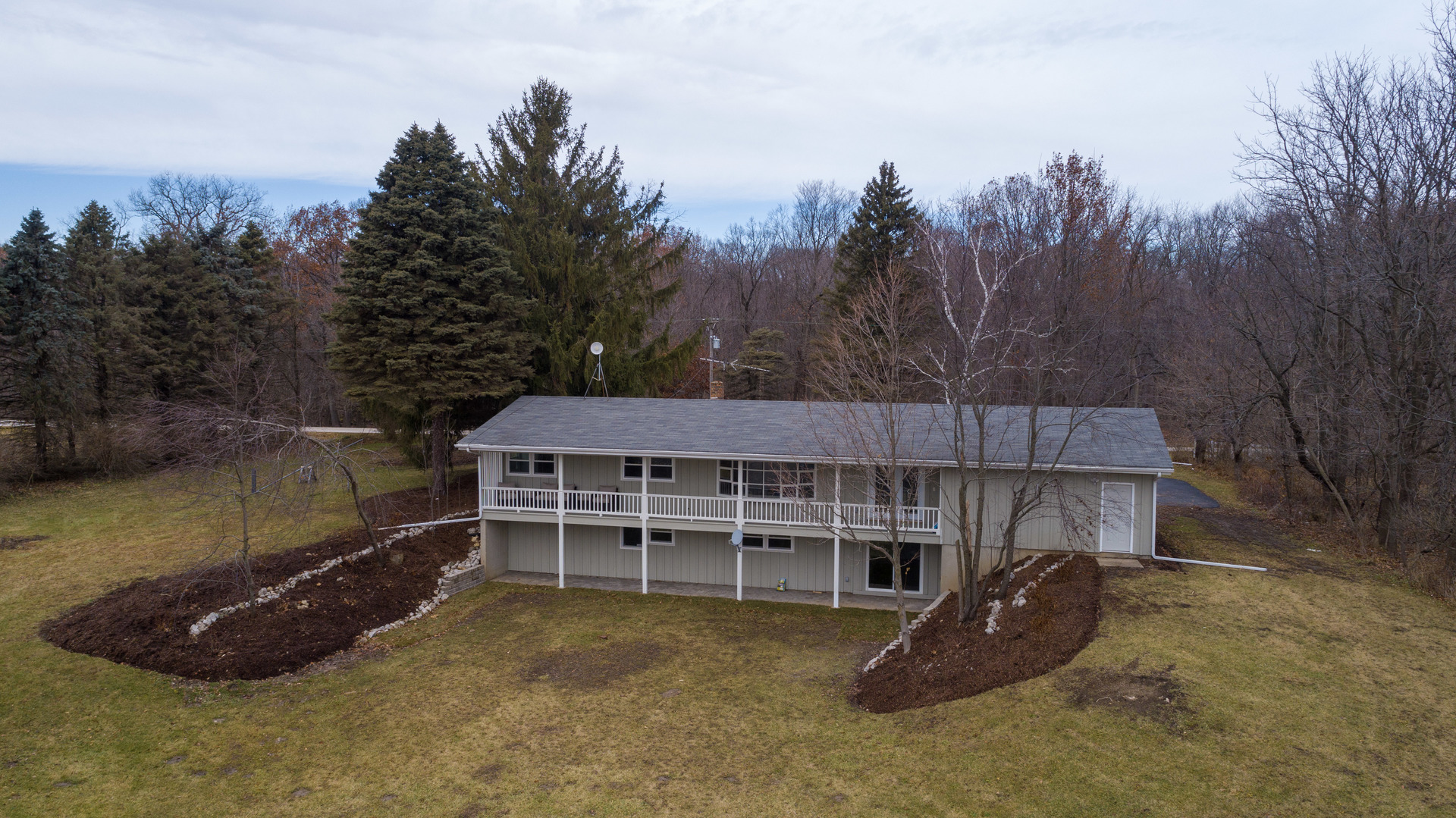2S203 Green Road Elburn, IL 60119 - Photo 27 of 30 a view of a house with backyard and trees