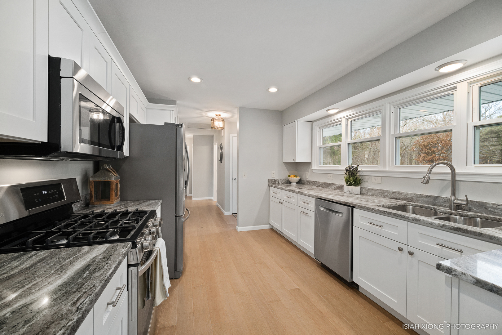 2S203 Green Road Elburn, IL 60119 - Photo 5 of 30 a large kitchen with stainless steel appliances granite countertop a stove a sink dishwasher and a refrigerator