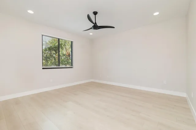 an empty room with window